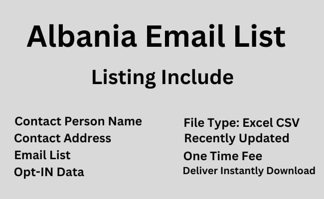 Albania Email List