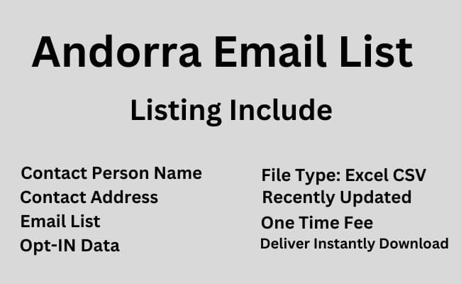 Andorra Email List