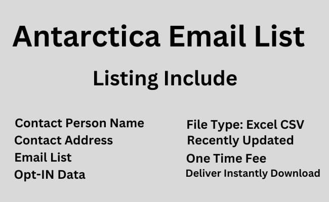 Antarctica Email List