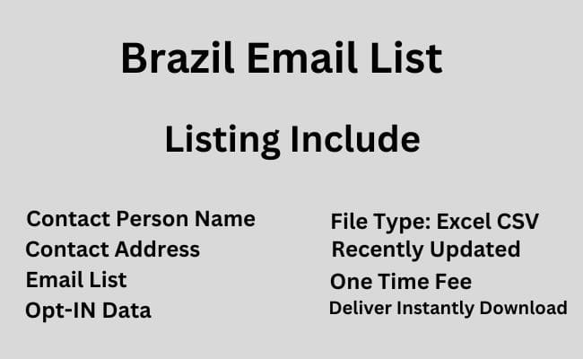 Brazil Email List