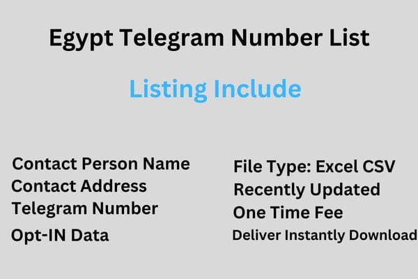Egypt Telegram Number List