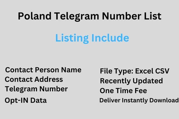Poland Telegram Number List