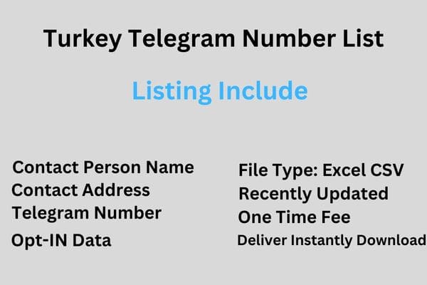 Turkey Telegram Number List