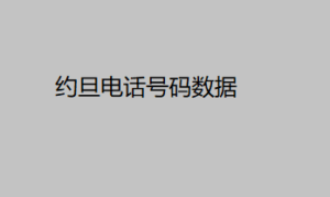 约旦电话号码数据